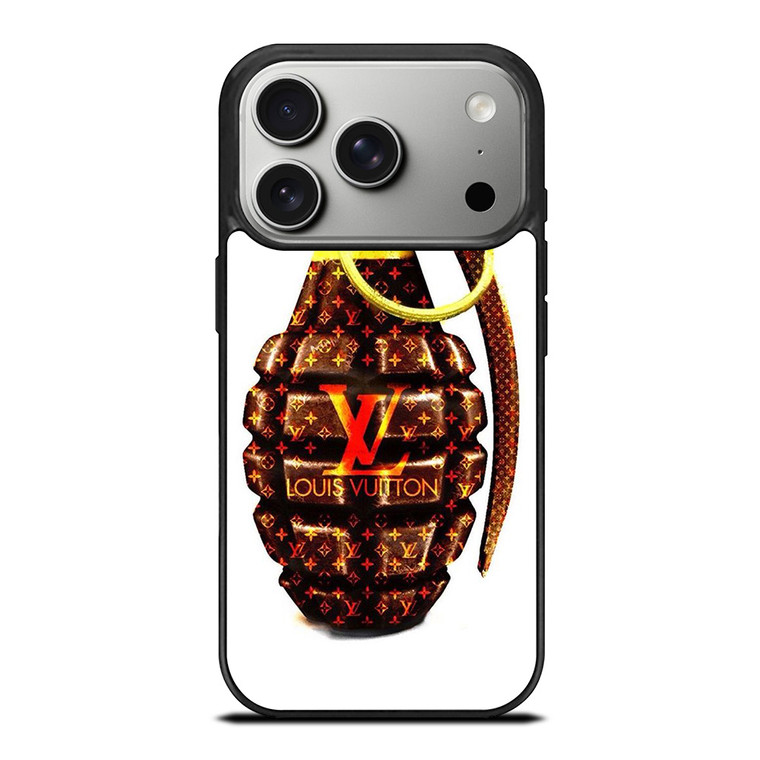 LOUIS VUITTON LV LOGO GOLDEN GRENADE iPhone 17 Pro Case Cover LOUIS VUITTON LV LOGO GOLDEN GRENADE iPhone 17 Pro Case Cover