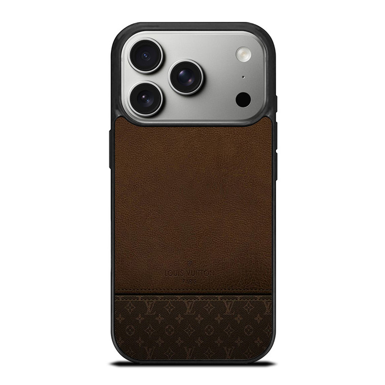LOUIS VUITTON PARIS LV LOGO LEATHER BAG iPhone 17 Pro Case Cover LOUIS VUITTON PARIS LV LOGO LEATHER BAG iPhone 17 Pro Case Cover
