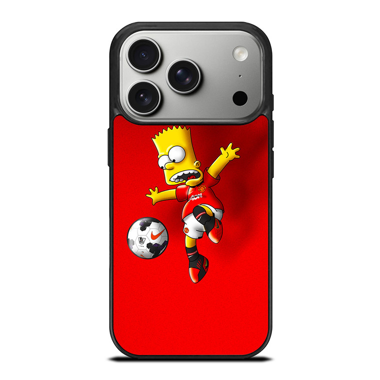 MANCHESTER UNITED BART SIMPSON iPhone 17 Pro Case Cover