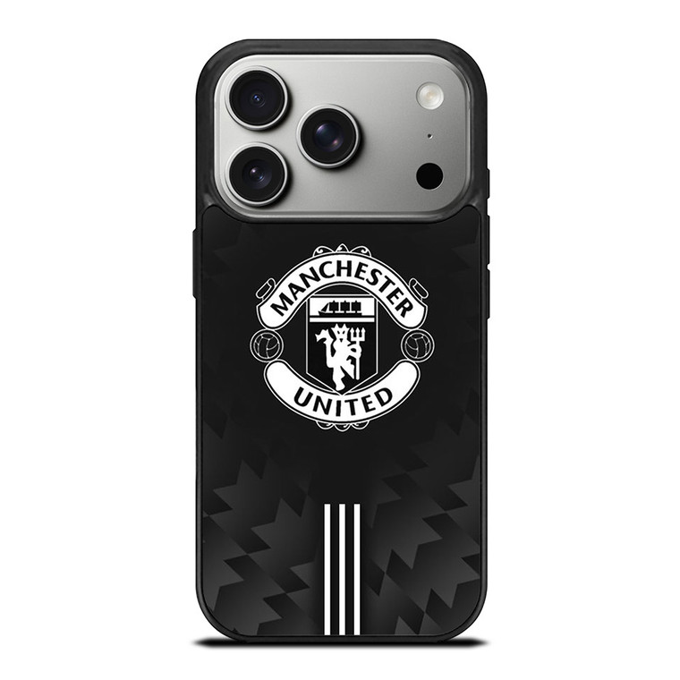MANCHESTER UNITED BLACK LOGO iPhone 17 Pro Case Cover MANCHESTER UNITED BLACK LOGO iPhone 17 Pro Case Cover
