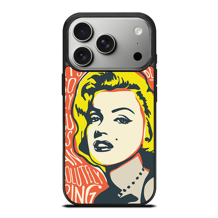 MARILYN MONROE ART QUOTE iPhone 17 Pro Case Cover MARILYN MONROE ART QUOTE iPhone 17 Pro Case Cover
