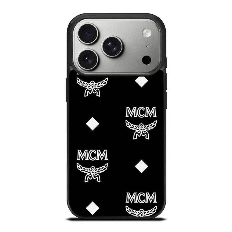 MCM WORLDWIDE LOGO BLACK iPhone 17 Pro Case Cover MCM WORLDWIDE LOGO BLACK iPhone 17 Pro Case Cover