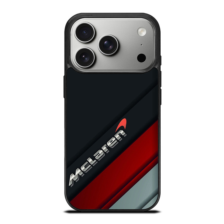 MERCEDES MCLEREN LOGO STRIPE iPhone 17 Pro Case Cover MERCEDES MCLEREN LOGO STRIPE iPhone 17 Pro Case Cover