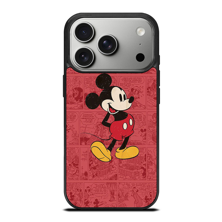 MICKEY MOUSE RETRO COMIC iPhone 17 Pro Case Cover MICKEY MOUSE RETRO COMIC iPhone 17 Pro Case Cover