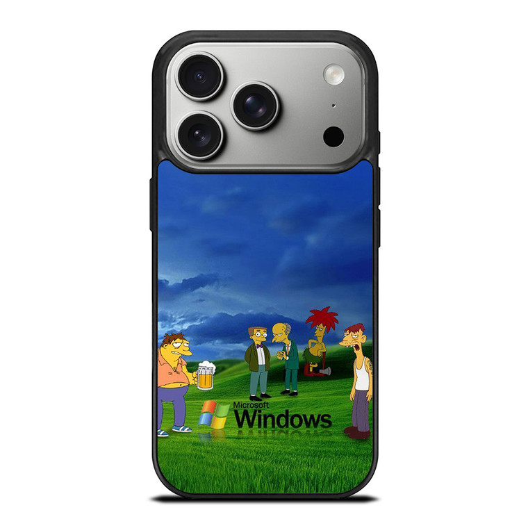 MICROSOFT WINDOWS THE SIMPSONS iPhone 17 Pro Case Cover
