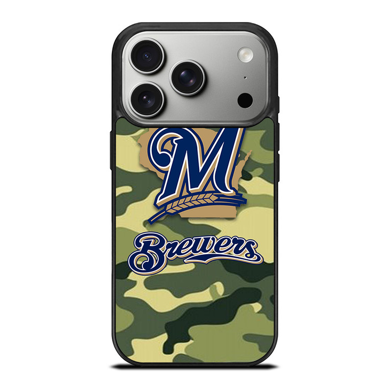 MILWAUKEE BREWERS CAMO LOGO iPhone 17 Pro Case Cover