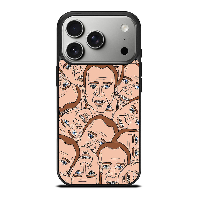 NICOLAS CAGE COLLAGE iPhone 17 Pro Case Cover