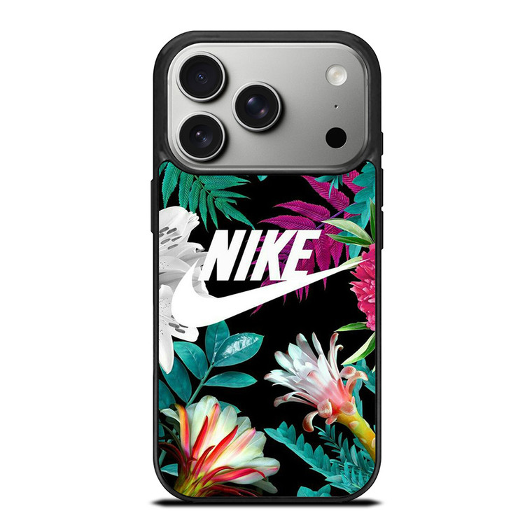 NIKE FLORAL iPhone 17 Pro Case Cover