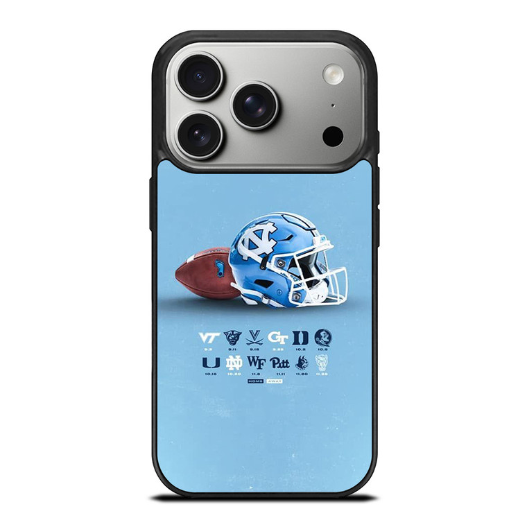 NORTH CAROLINA TAR HEELS LOGO BASKETBALL UNIVERSITY HELMET iPhone 17 Pro Case Cover