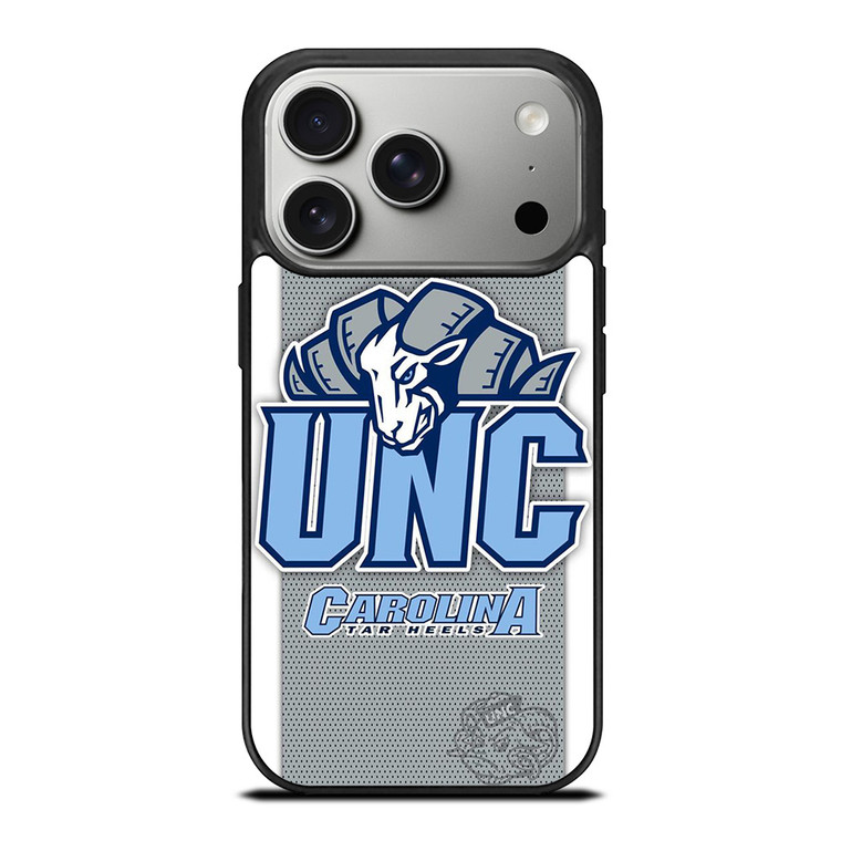 NORTH CAROLINA TAR HEELS LOGO BASKETBALL UNIVERSITY MASCOT iPhone 17 Pro Case Cover