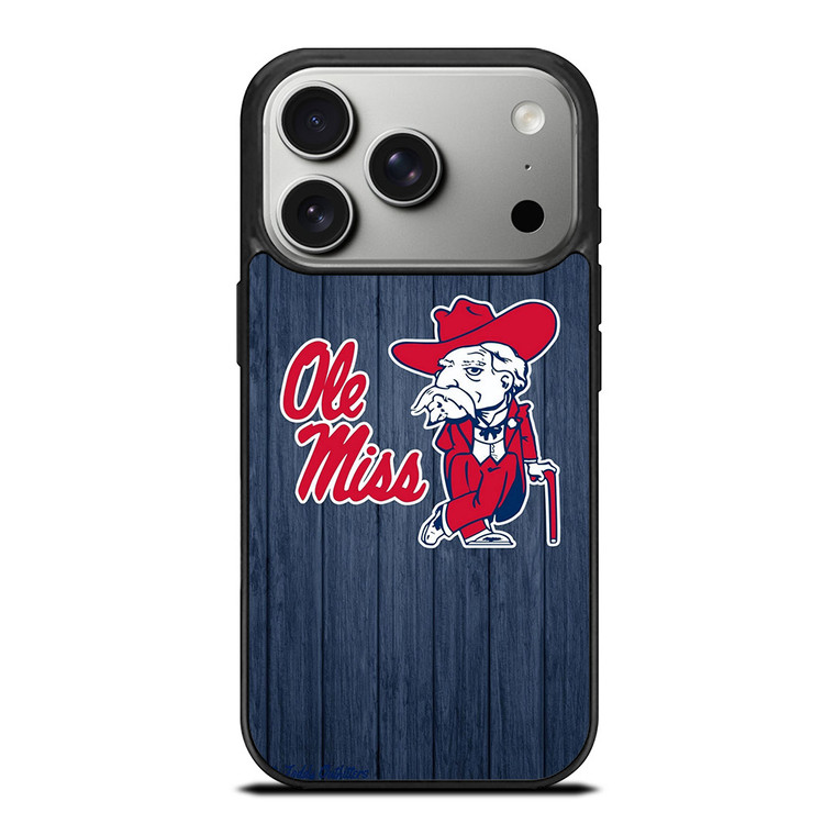 OLE MISS WOODEN LOGO iPhone 17 Pro Case Cover OLE MISS WOODEN LOGO iPhone 17 Pro Case Cover