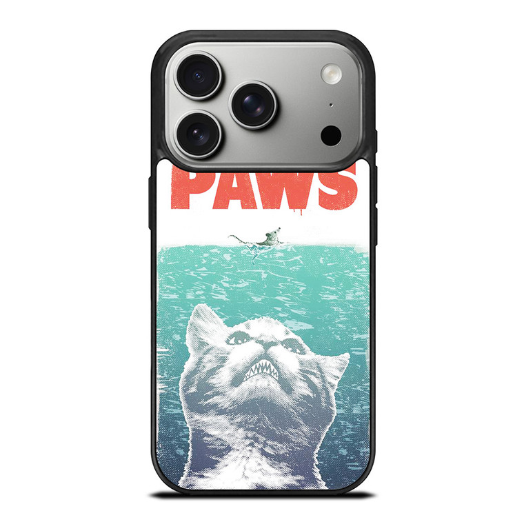 PAWS FUNNY JAWS CAT iPhone 17 Pro Case Cover