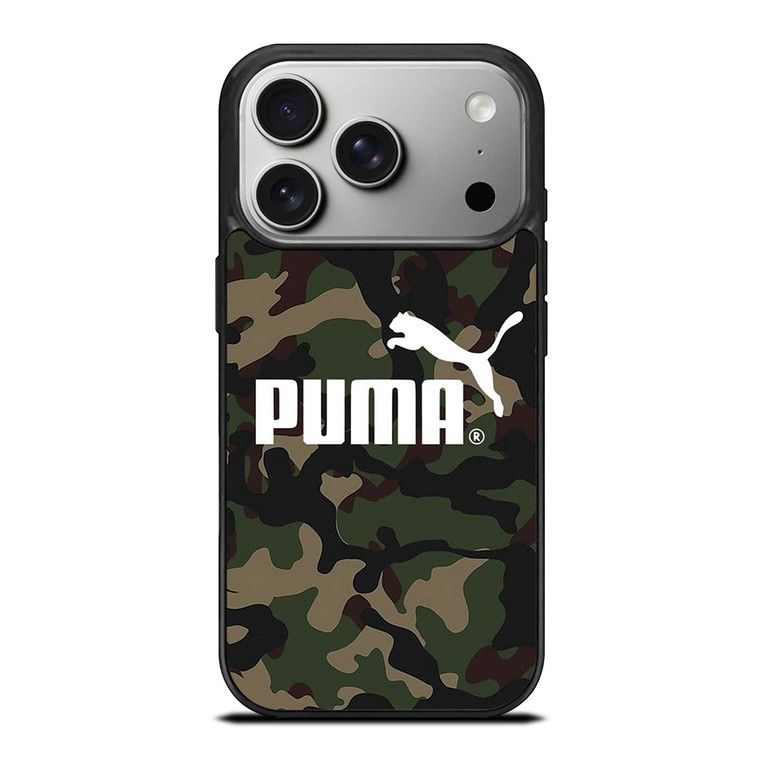 PUMA LOGO CAMO iPhone 17 Pro Case Cover