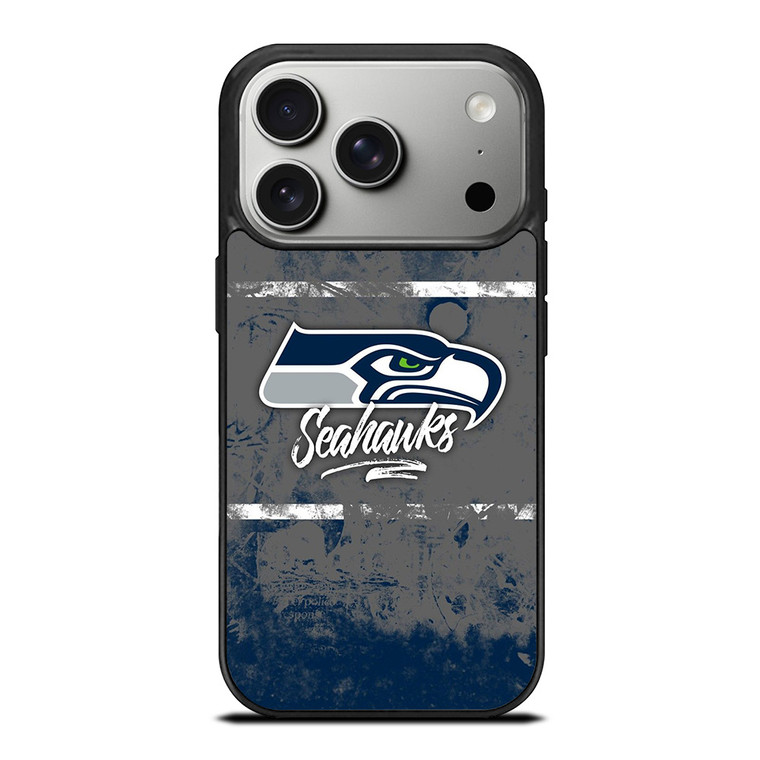 SEATTLE SEAHAWKS BRUSH LOGO iPhone 17 Pro Case Cover