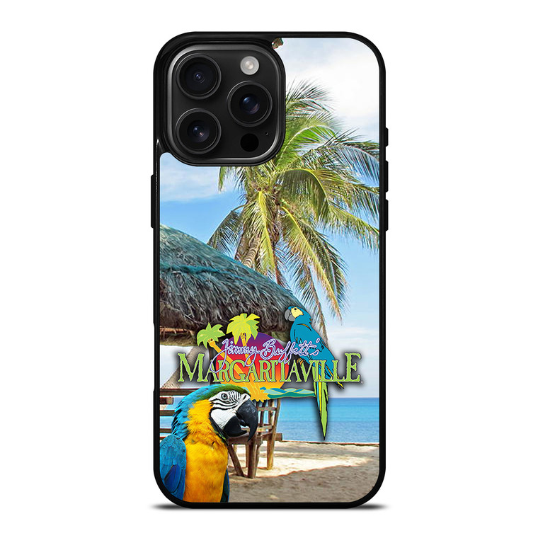 MARGARITAVILLE JIMMY BUFFETT'S iPhone 16 Pro Max Case Cover MARGARITAVILLE JIMMY BUFFETT'S iPhone 16 Pro Max Case Cover