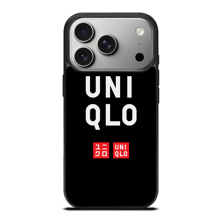 UNIQLO LOGO BLACK 2 iPhone 17 Pro Case Cover