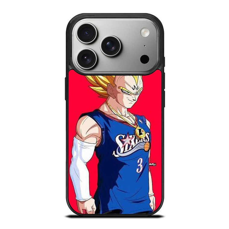 VEGETA DRAGON BALL PHILADELPHIA SIXERS iPhone 17 Pro Case Cover VEGETA DRAGON BALL PHILADELPHIA SIXERS iPhone 17 Pro Case Cover