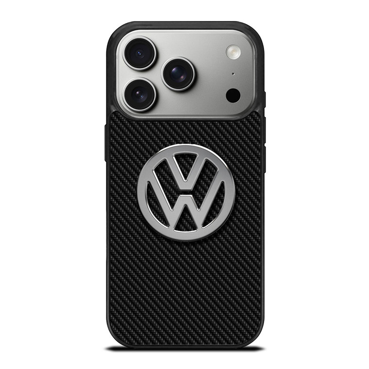 VW VOLKSWAGEN METAL CARBON LOGO iPhone 17 Pro Case Cover VW VOLKSWAGEN METAL CARBON LOGO iPhone 17 Pro Case Cover