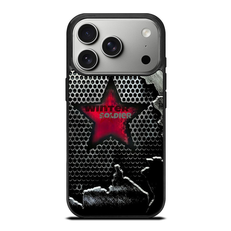 WINTER SOLDIER METAL LOGO AVENGERS iPhone 17 Pro Case Cover WINTER SOLDIER METAL LOGO AVENGERS iPhone 17 Pro Case Cover
