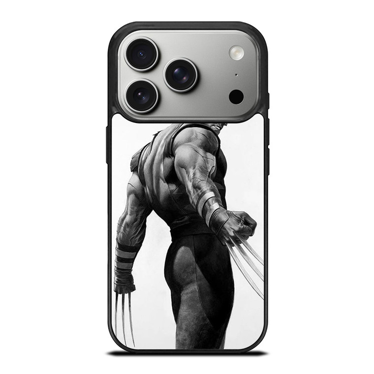 WOLVERINE X-MEN BLACK WHITE ART iPhone 17 Pro Case Cover WOLVERINE X-MEN BLACK WHITE ART iPhone 17 Pro Case Cover
