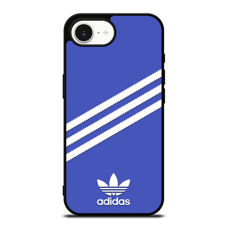 ADIDAS ORIGINALS STRIPES ROYAL BLUE iPhone 16e Case Cover ADIDAS ORIGINALS STRIPES ROYAL BLUE iPhone 16e Case Cover