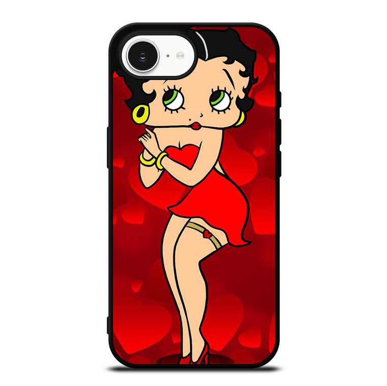 BETTY BOOP CARTOON LOVE iPhone 16e Case Cover