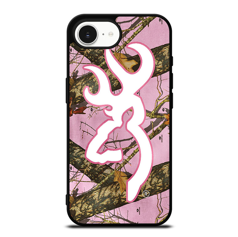 CAMO BROWNING PINK iPhone 16e Case Cover CAMO BROWNING PINK iPhone 16e Case Cover