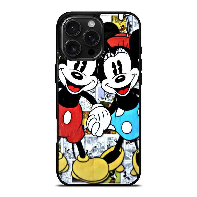 MICKEY AND MINNIE MOUSE DISNEY COMIC iPhone 16 Pro Max Case Cover