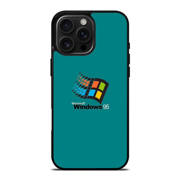 MICROSOFT WINDOWS 95 RETRO LOGO iPhone 16 Pro Max Case Cover