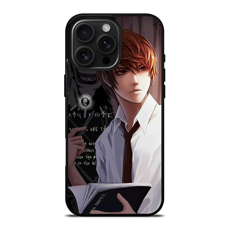 ANIME DEATH NOTE LIGHT YAGAMI AND RYUK iPhone 16 Pro Max Case Cover