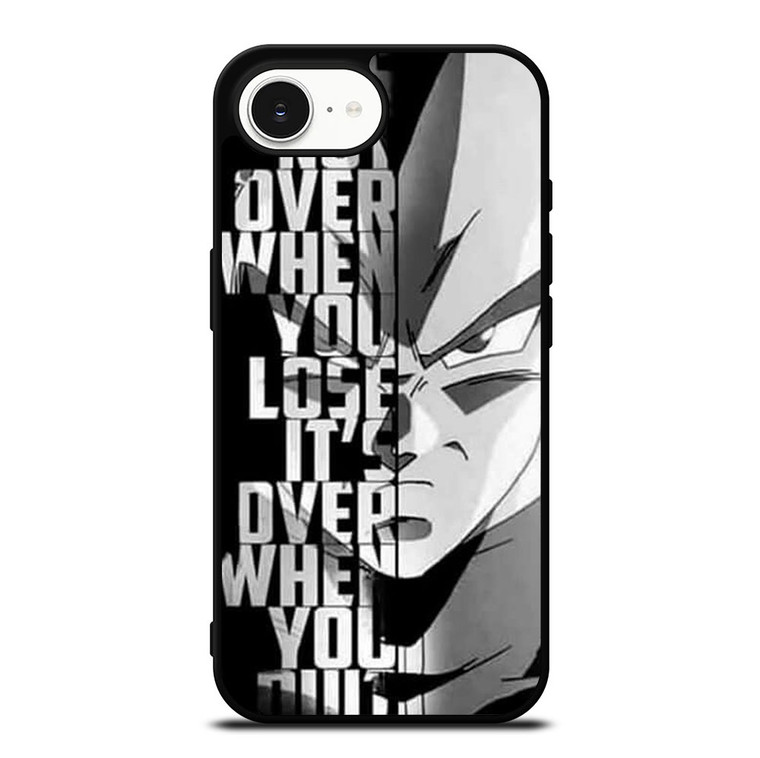 DRAGON BALL VEGETA QUOTE iPhone 16e Case Cover DRAGON BALL VEGETA QUOTE iPhone 16e Case Cover
