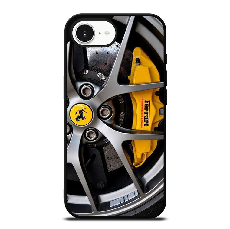 FERRARI WHEEL LOGO ICON iPhone 16e Case Cover FERRARI WHEEL LOGO ICON iPhone 16e Case Cover