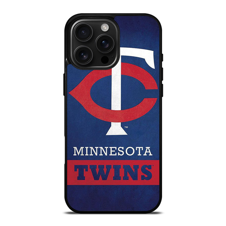 MINNESOTA TWINS LOGO BASEBALL MLB TEAM iPhone 16 Pro Max Case Cover