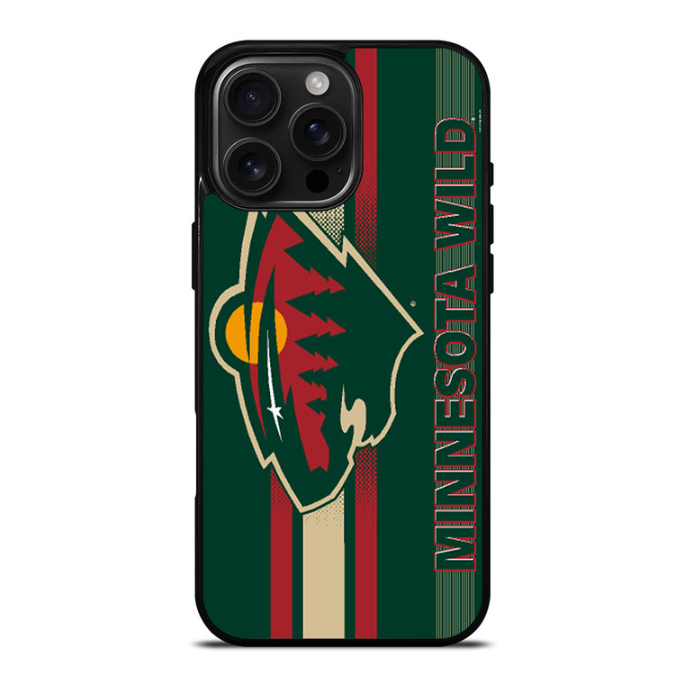 MINNESOTA WILD LOGO 2 iPhone 16 Pro Max Case Cover
