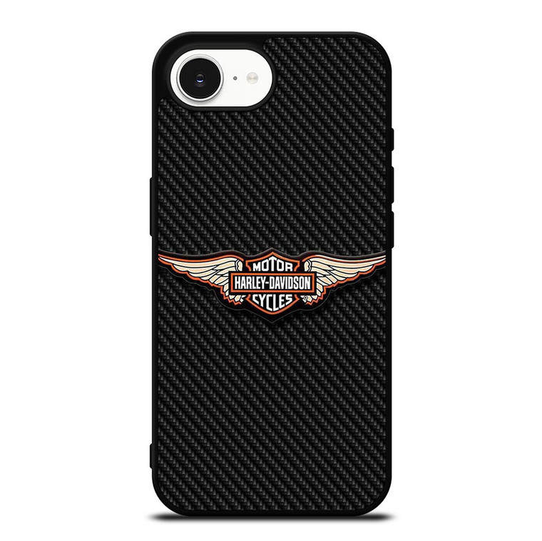 HARLEY DAVIDSON LOGO MOTORCYCLES COMPANY CARBON iPhone 16e Case Cover