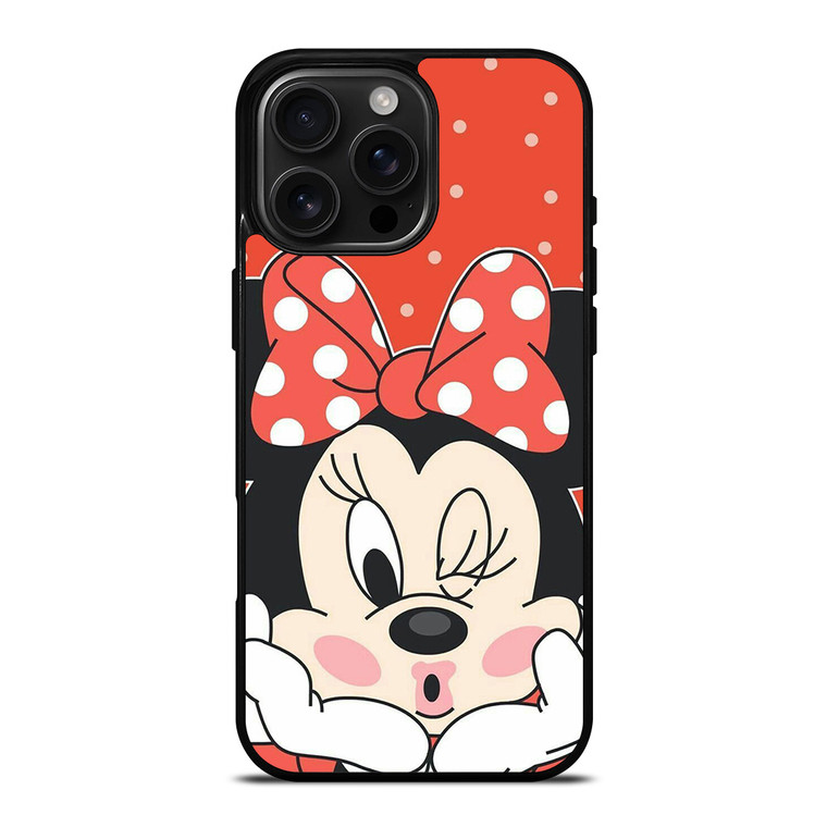 MINNIE MOUSE RED POLKADOT iPhone 16 Pro Max Case Cover