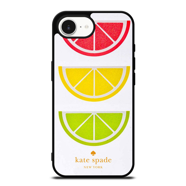 KATE SPADE NEW YORK LOGO COLORFUL LEMON ICON iPhone 16e Case Cover