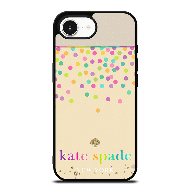 KATE SPADE NEW YORK RAINBOW POLKADOTS iPhone 16e Case Cover