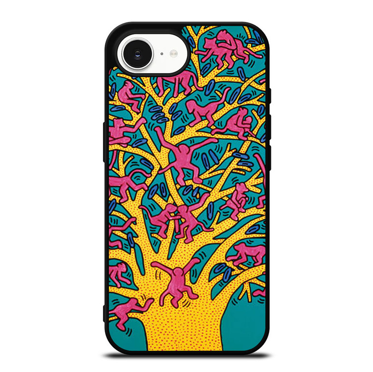 KEITH HARING COLOR FULL TREE iPhone 16e Case Cover
