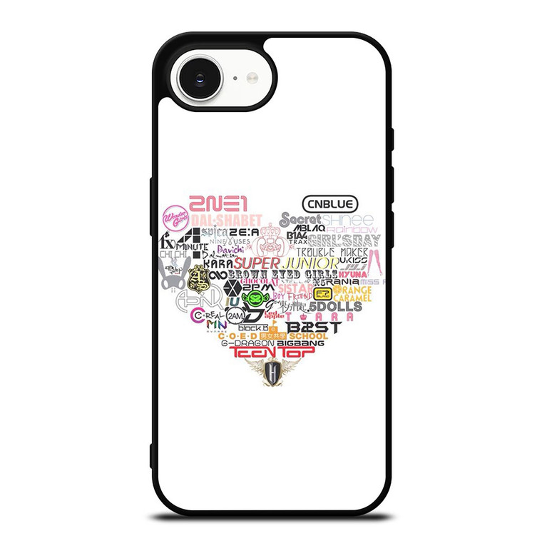KPOP ALL BAND LOVE iPhone 16e Case Cover KPOP ALL BAND LOVE iPhone 16e Case Cover
