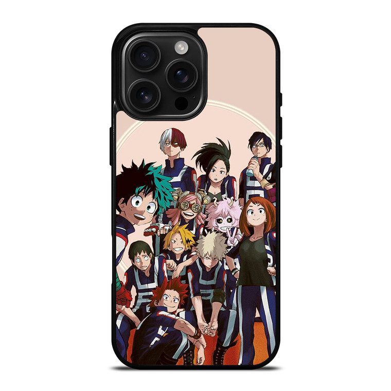 MY HERO ACADEMIA ANIME CHARACTER iPhone 16 Pro Max Case Cover