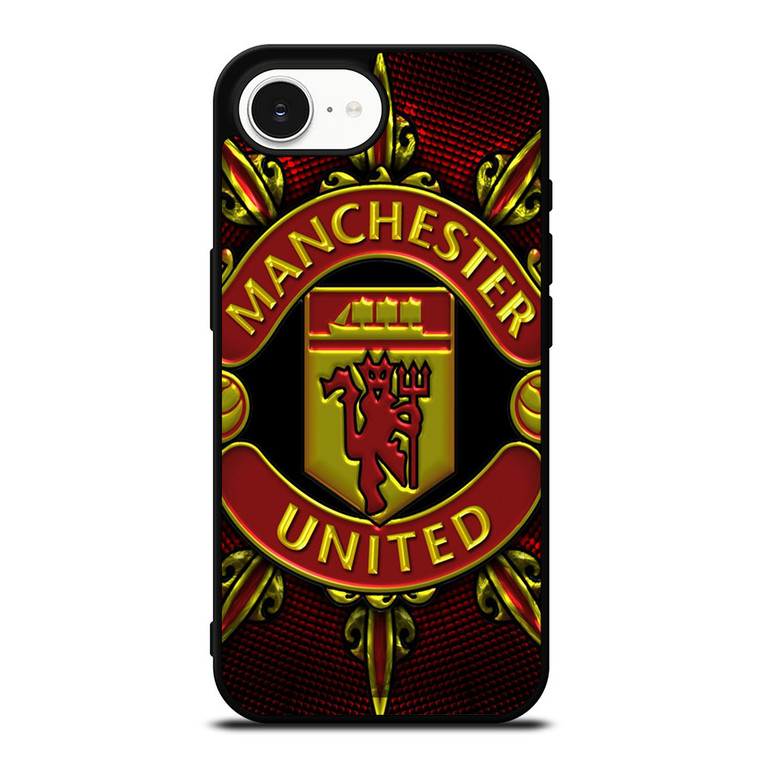 MANCHESTER UNITED LOGO ART iPhone 16e Case Cover