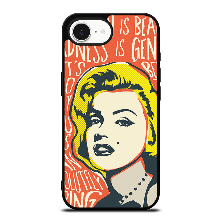 MARILYN MONROE ART QUOTE iPhone 16e Case Cover MARILYN MONROE ART QUOTE iPhone 16e Case Cover