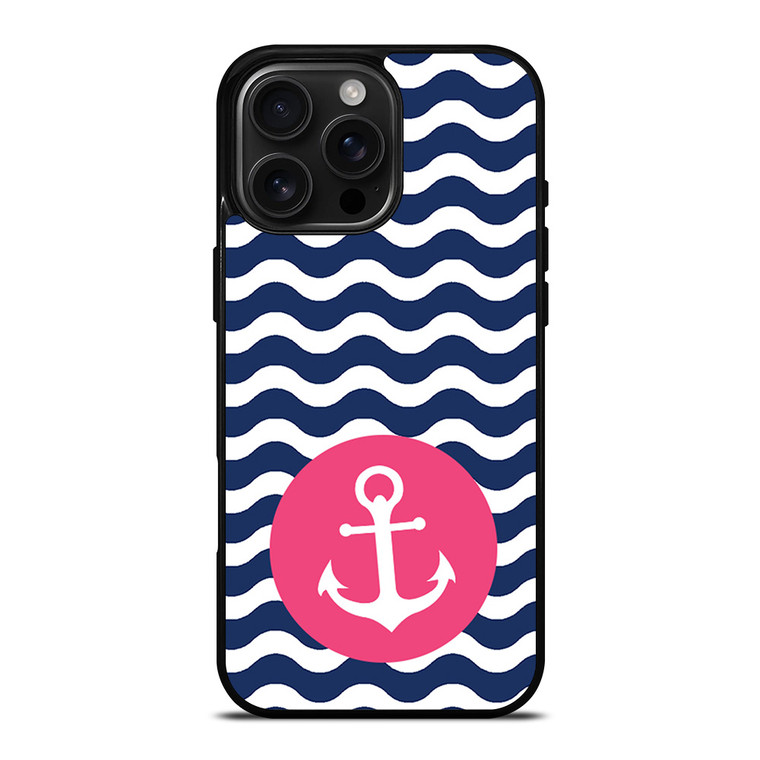 NAUTICAL ANCHOR iPhone 16 Pro Max Case Cover