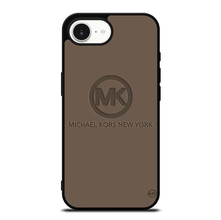 MICHAEL KORS NEW YORK LOGO BROWN iPhone 16e Case Cover