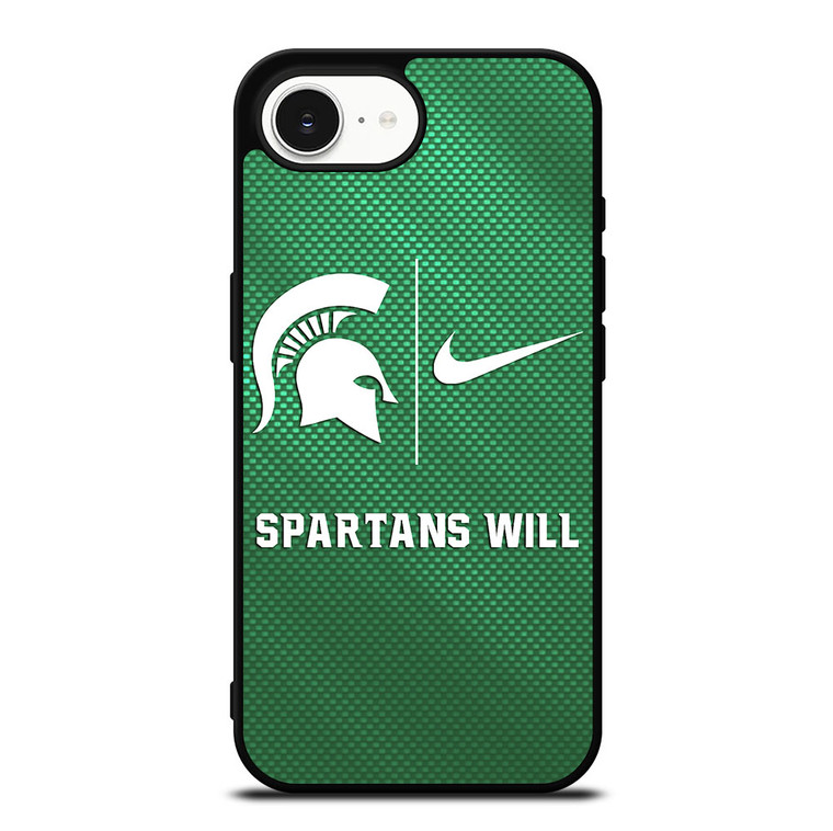 MICHIGAN STATE SPARTANS NIKE iPhone 16e Case Cover MICHIGAN STATE SPARTANS NIKE iPhone 16e Case Cover