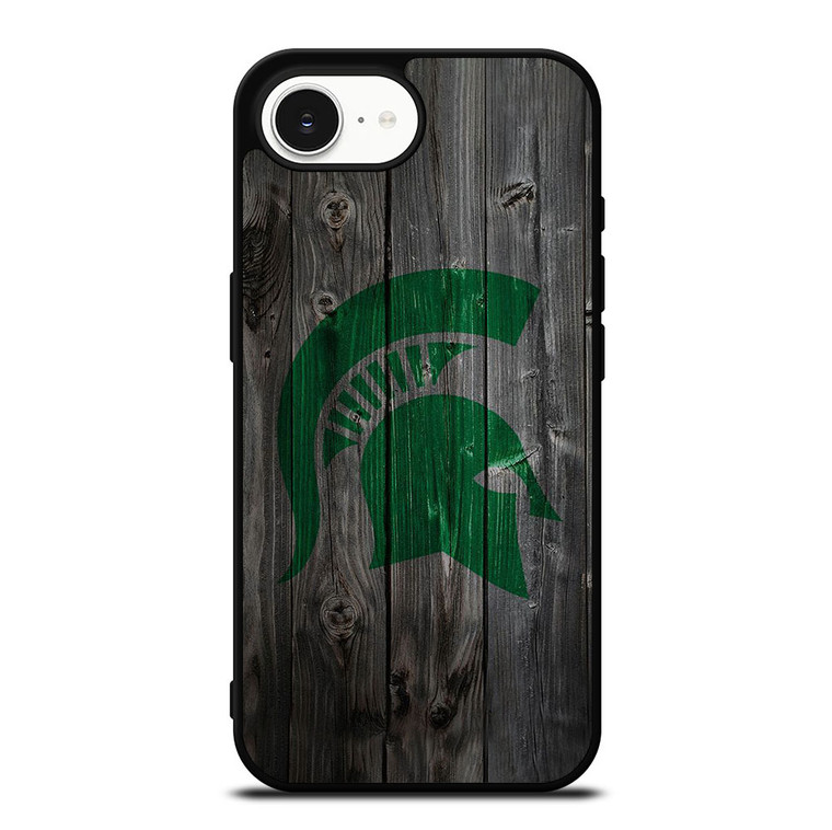 MICHIGAN STATE SPARTANS WOODEN LOGO iPhone 16e Case Cover MICHIGAN STATE SPARTANS WOODEN LOGO iPhone 16e Case Cover