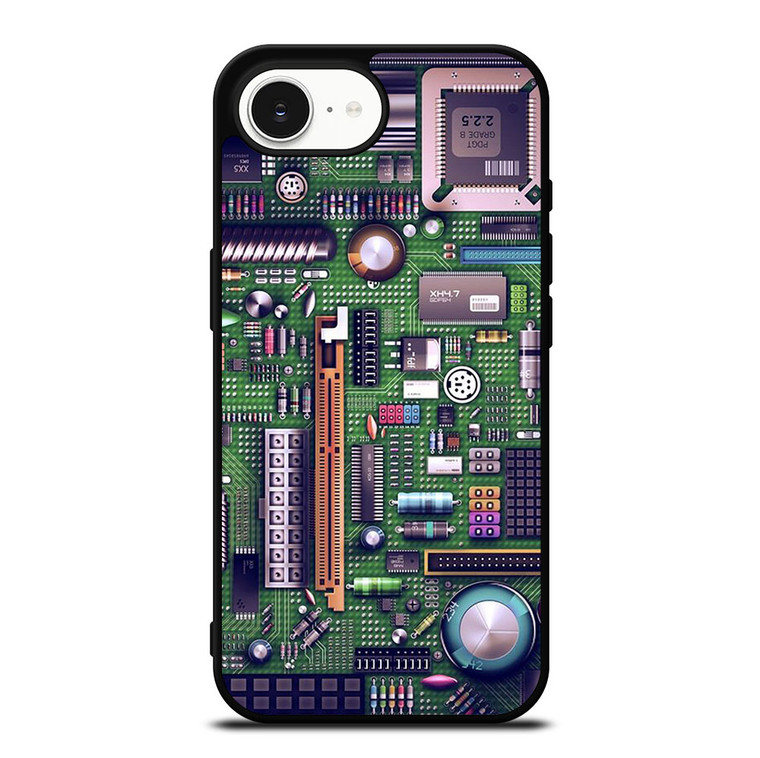 MOTHERBOARD CIRCUIT BOARD COMPUTER iPhone 16e Case Cover