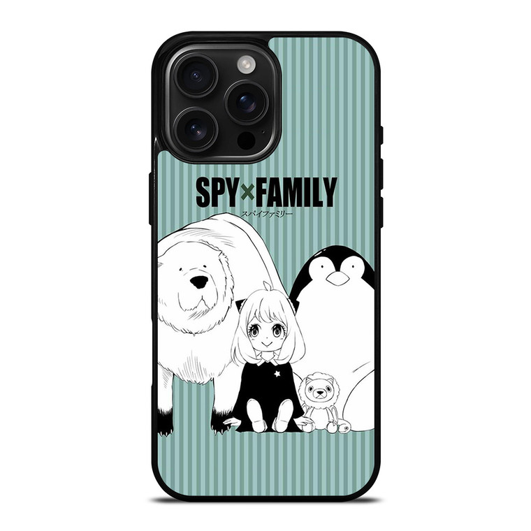 ANYA AND BOND FORGER SPY FAMILY MANGA ANIME iPhone 16 Pro Max Case Cover