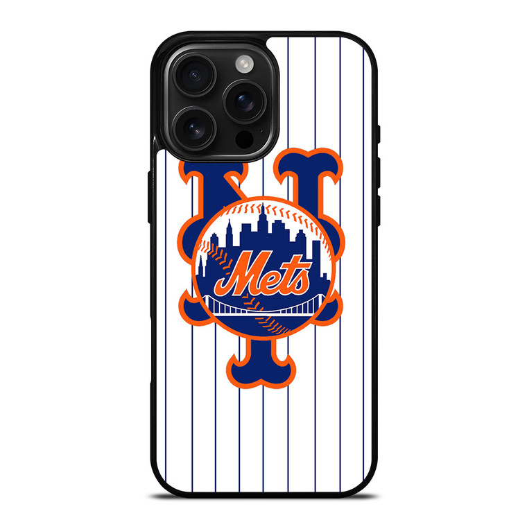 NEW YORK METS BASEBALL iPhone 16 Pro Max Case Cover